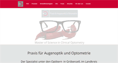 Desktop Screenshot of optometrie-flegl.de