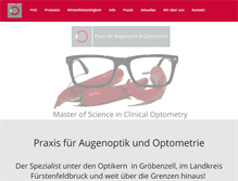 Tablet Screenshot of optometrie-flegl.de